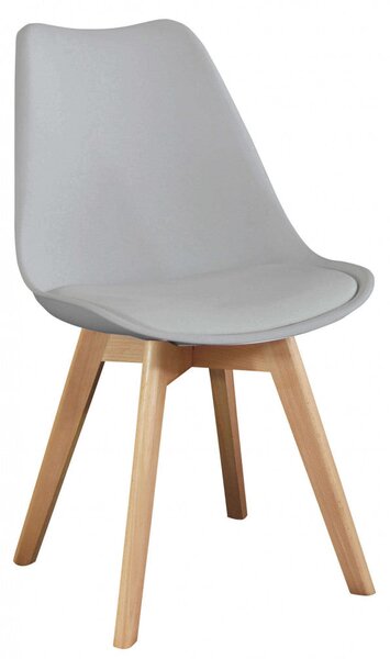 Sedia Marsiglia 48x43x82 h cm in Plastica Grigio
