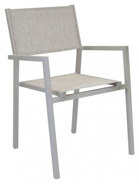 Poltrona Avana Impilabile 55x57x85 h cm in Textilene Tortora