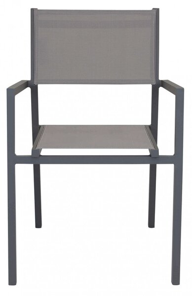 Poltrona Avana Impilabile 55x57x85 h cm in Textilene Taupe