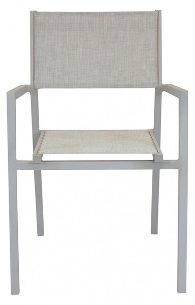 Poltrona Avana Impilabile 55x57x85 h cm in Textilene Tortora