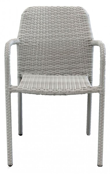 Poltrona Azore 56x59x82 h cm in Wicker Grigio
