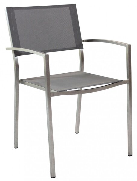 Poltrona Florida 56x57x89 h cm in Textilene Grigio
