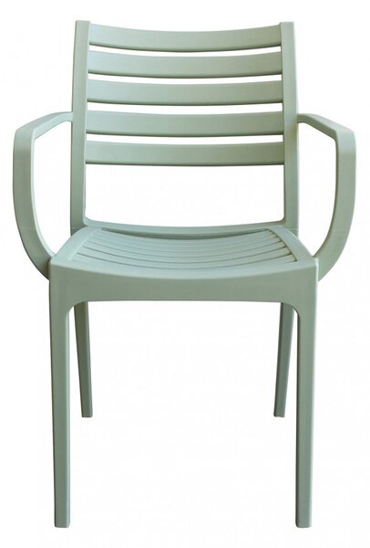 Poltrona Eveline 58,5x55,2x84 cm in Polipropilene Verde