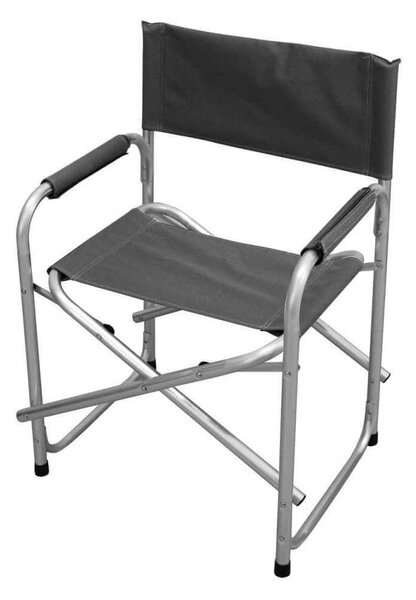 Poltrona Regista 55x47x47,5/78 h cm in Alluminio Grigio