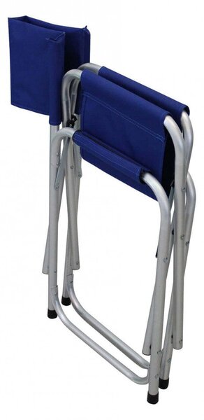Poltrona Regista 55x47x47,5/78 h cm in Alluminio Blu