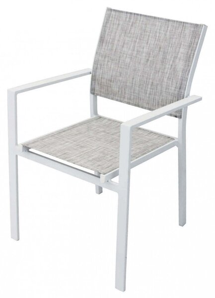 Poltrona Jamaica 55x58x85 h cm in Textilene Bianco
