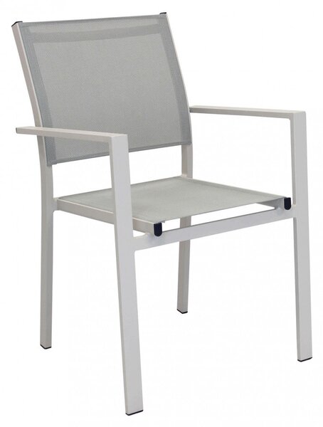Poltrona Jamaica 55x58x85 h cm in Textilene Tortora