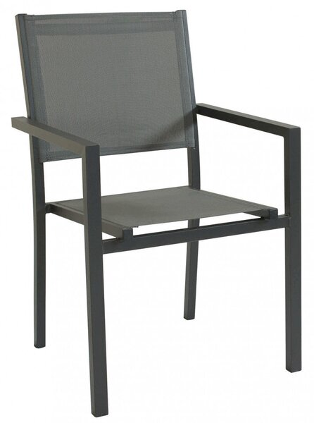 Poltrona Jamaica 55x58x85 h cm in Textilene Taupe
