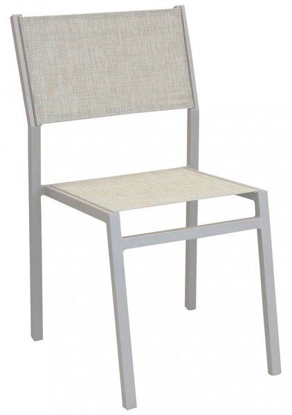 Sedia da Giardino Avana 46x57x85 h cm in Textilene Tortora