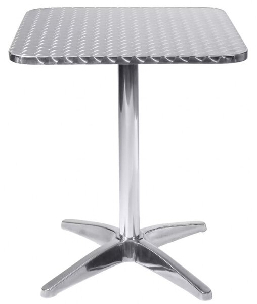 Tavolo a Colonna 60x60x70 h cm in Alluminio Grigio