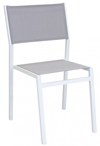 Sedia da Giardino Avana 46x57x85 h cm in Textilene Bianco