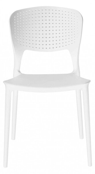 Sedia Mets 56x46x80 h cm in Plastica Bianco
