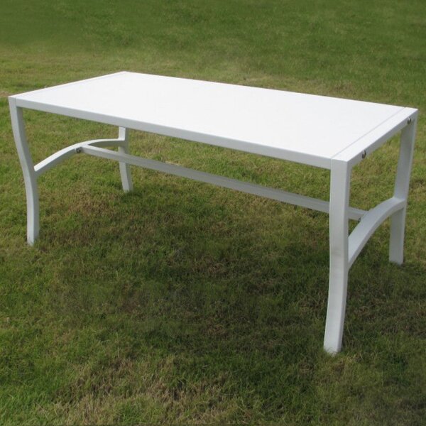 Tavolino Chloe 92x45x45 h cm in Acciaio Bianco