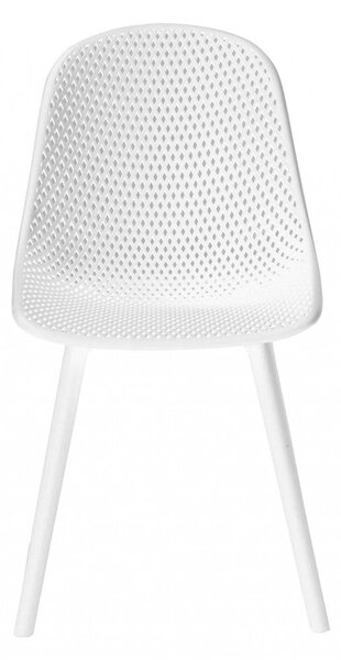Sedia da Giardino Vichy 55x46,5x85 h cm in Plastica Bianco