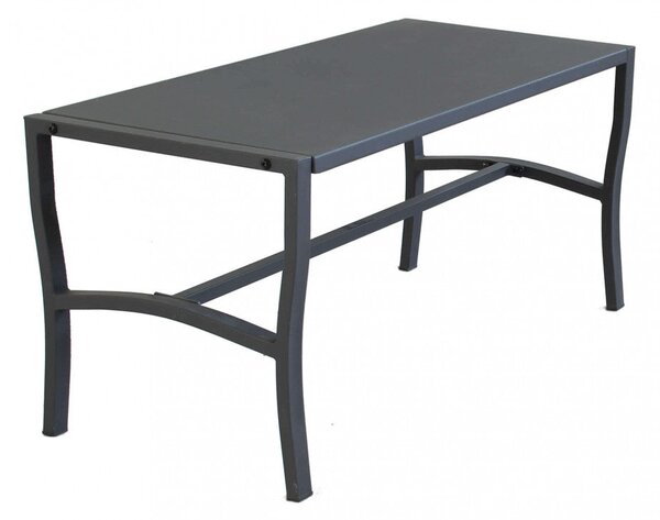 Tavolino Chloe 92x45x45 h cm in Acciaio Antracite