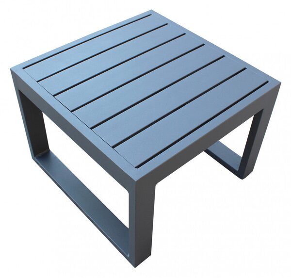 Tavolino Cuba 45x45x32 h cm in Alluminio Antracite