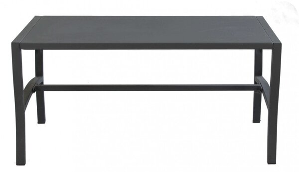 Tavolino Chloe 92x45x45 h cm in Acciaio Antracite