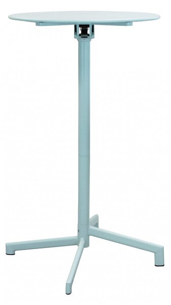 Tavolo Alto Vega Ø60x102 h cm in Acciaio Verde
