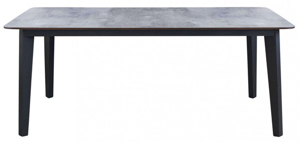 Tavolo Cancun 180x90x76 h cm in Alluminio Antracite