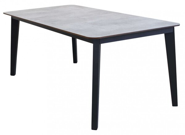 Tavolo Cancun 180x90x76 h cm in Alluminio Antracite