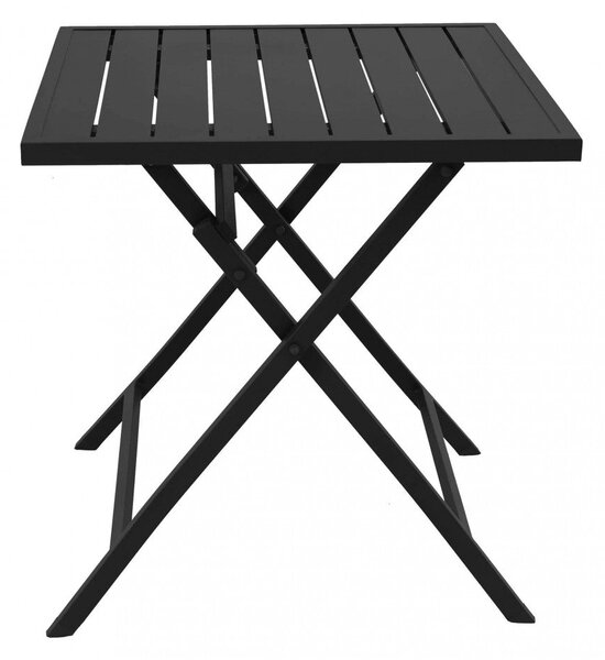 Tavolo Alabama 70x70x73 h cm in Alluminio Tortora