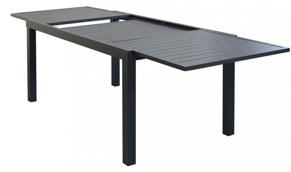 Tavolo Formentera 160/240x90x75 h cm in Alluminio Antracite