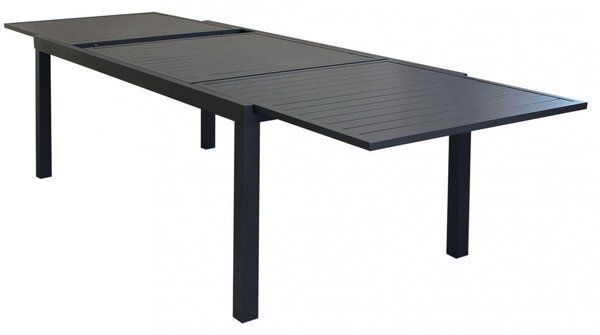 Tavolo Formentera 200/300x100x74 h cm in Alluminio Antracite