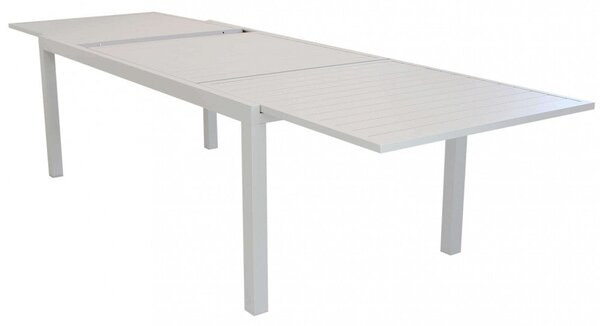 Tavolo Formentera 200/300x100x74 h cm in Alluminio Tortora