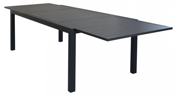Tavolo Formentera 200/300x100x74 h cm in Alluminio Antracite