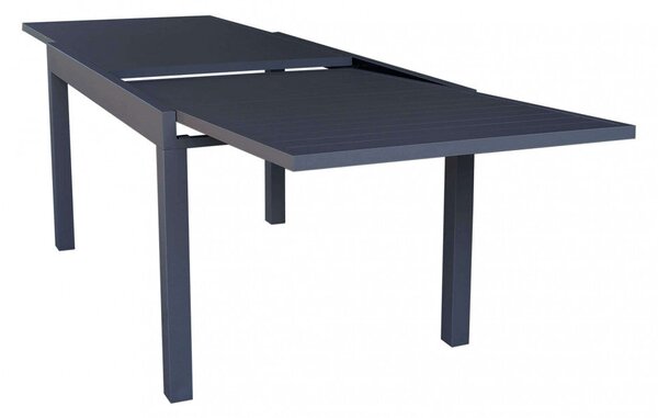 Tavolo Allungabile Hawaii 135/270x90x75 h cm in Alluminio Antracite
