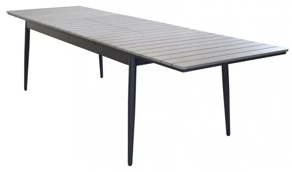 Tavolo Allungabile Guantanamo 200/300x90x76 h cm in Alluminio Antracite