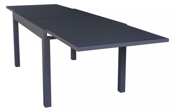 Tavolo Allungabile Hawaii 135/270x90x75 h cm in Alluminio Antracite
