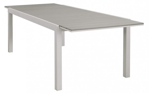 Tavolo Allungabile Pental 180/240x100x73 h cm in Alluminio Tortora