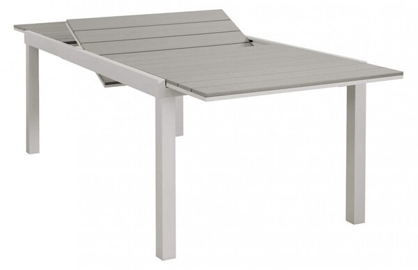 Tavolo Allungabile Pental 180/240x100x73 h cm in Alluminio Tortora