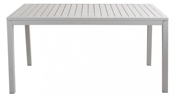 Tavolo Milo 150x90x74 h cm in Alluminio Tortora