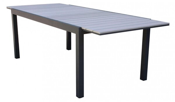 Tavolo Allungabile Pental 180/240x100x73 h cm in Alluminio Antracite