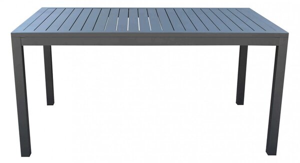Tavolo Milo 150x90x74 h cm in Alluminio Antracite