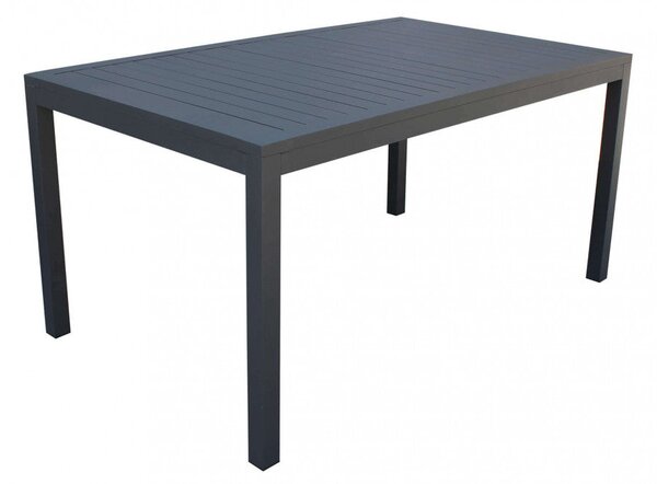 Tavolo Milo 150x90x74 h cm in Alluminio Antracite