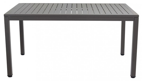 Tavolo Milo 150x90x74 h cm in Alluminio Taupe
