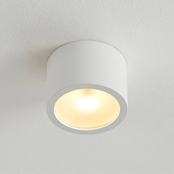 Arcchio faretto Nieva, G9, bianco, rotondo, Ø 10cm, metallo Nieva Arcchio, dimmerabile, Bianco / Opale, Corridoio, Alluminio, Moderno, Downlight