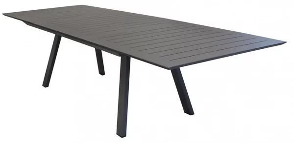 Tavolo Zante Allungabile 200/300x110x75 h cm in Alluminio Taupe