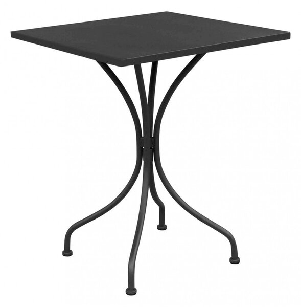 Tavolo Bristol 60x60x72 h cm in Acciaio Grigio scuro