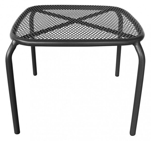 Tavolino Midway 41x41x43,5 h cm in Acciaio Grigio scuro