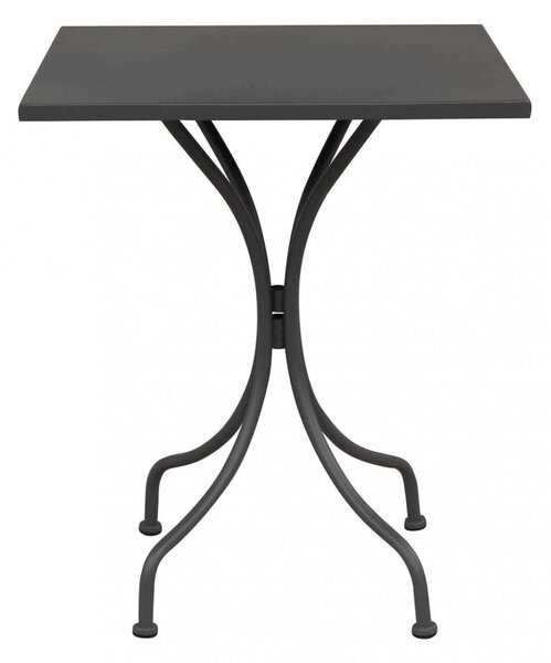 Tavolo Bristol 60x60x72 h cm in Acciaio Grigio scuro