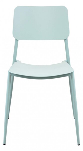 Sedia da Giardino Vega Impilabile 42x53x80 h cm in Acciaio Verde