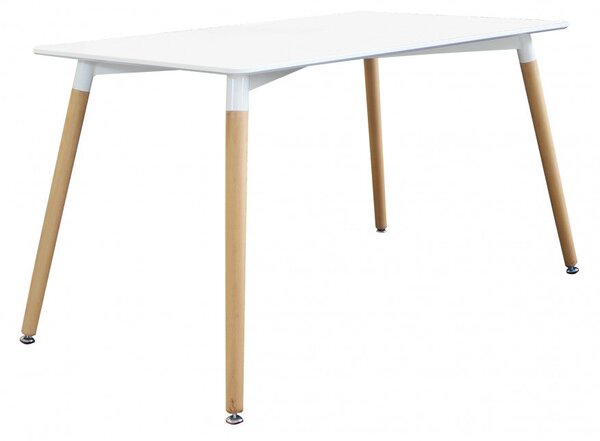 Tavolo Lione 120x80x75 h cm in Legno Bianco