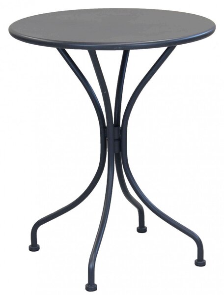 Tavolo Bristol Ø60x71h cm in Acciaio Antracite