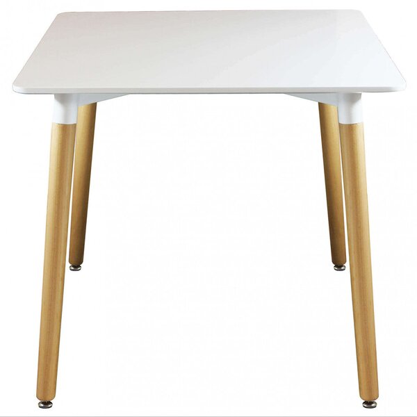 Tavolo Lione 80x80x75 h cm in Legno Bianco