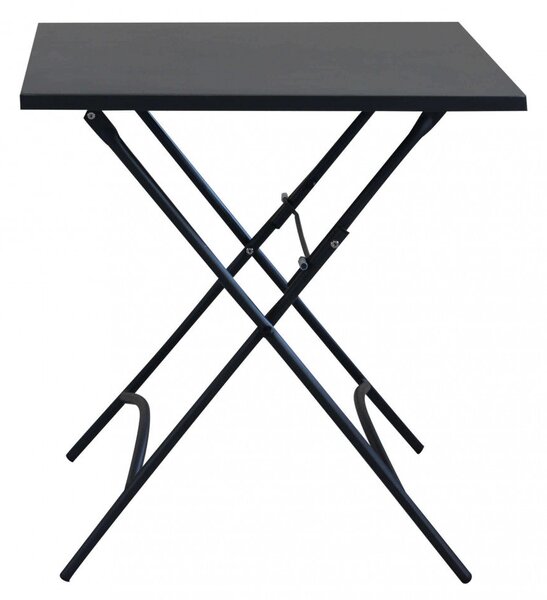 Tavolo Bristol 70x70x72 h cm in Acciaio Antracite
