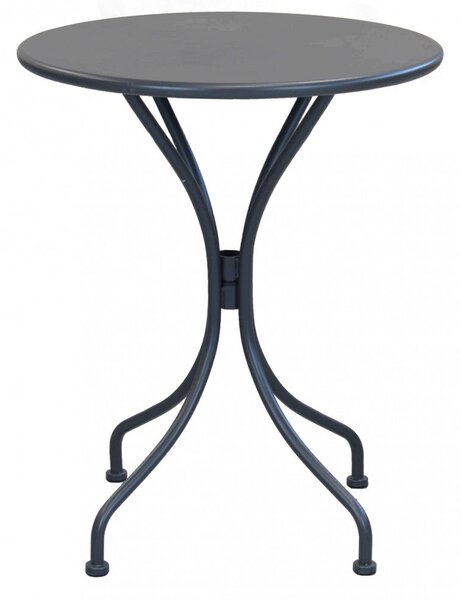 Tavolo Bristol Ø60x71h cm in Acciaio Antracite